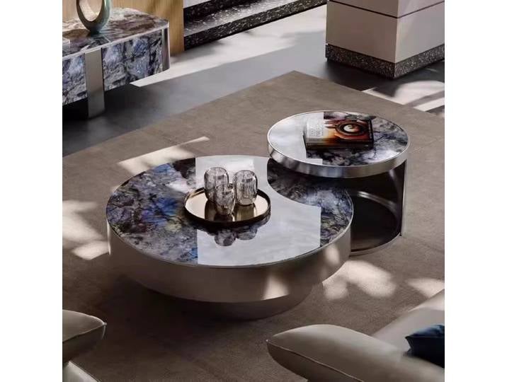 Table d'appoint Design élégant et Unique, Tables basses simples de luxe, meubles de salon créatifs Premium Mobili Arredamento Casa
