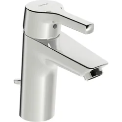 Hansa Hansapaleno Waschtischarmatur 56412203 mit Ablaufgarnitur, Ausladung 110mm, chrom