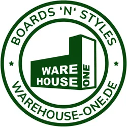 WH1 BOARDS N STYLE Die Cut Aufkleber green - 20cm