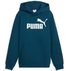 PUMA Kinder Freizeit / Mode Sommer GJ Kapuzensweats Kapuzensweats lg.Arm Ki ESS No 1 Logo Hoodie FL B, Größe 140 in Blau Blau