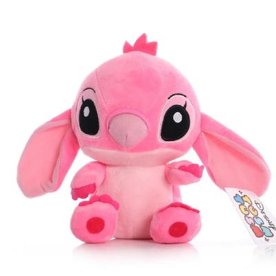Adorable 20cm Plush Stitch Baby Doll Stuffed Toy Gift pink
