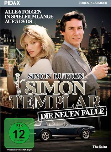 Simon Templar - Die neuen Fälle / Alle 6 Folgen in Spielfilmlänge (Pidax Serien-Klassiker) [3 DVDs] - Preis vom 16.10.2026 11:41:07 h