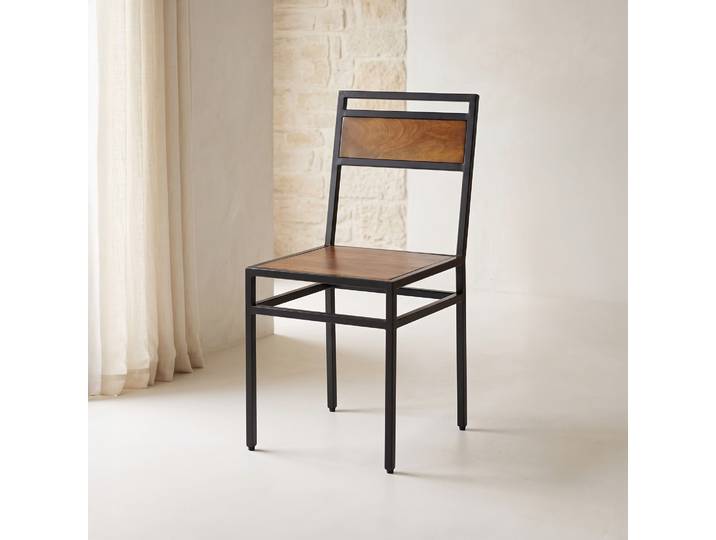 Chaise en bois et métal - Jen