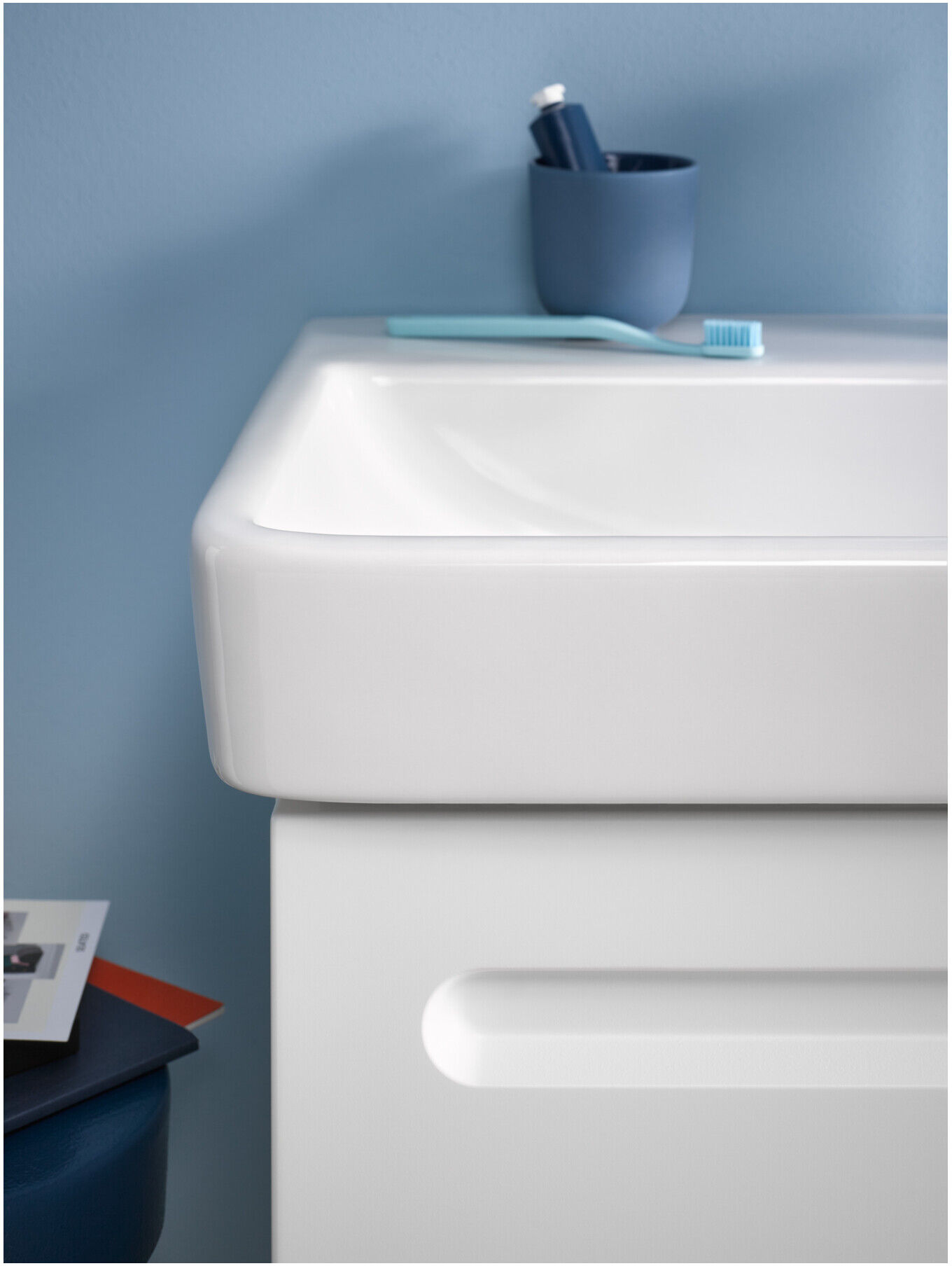 Duravit Möbel-Set No. 1 45cm, 1 Tür, Anschlag links, Weiß Matt (N10150L18180000)