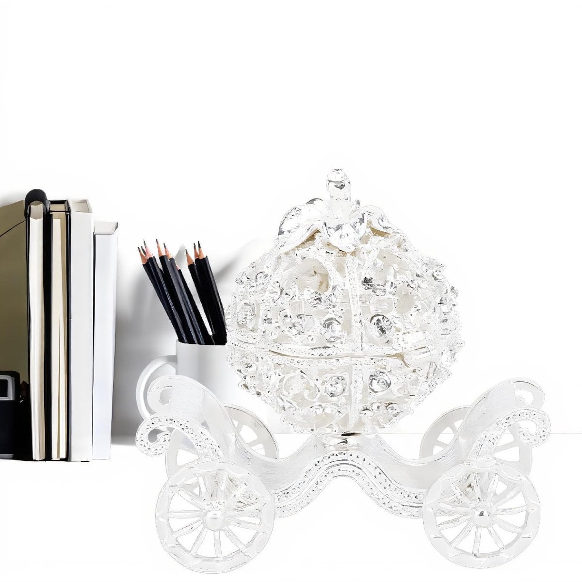 Dailygoods Handgeschilderde Sieradenbox - Decoratieve Sieraden Display voor de Woonkamer of Slaapkamer