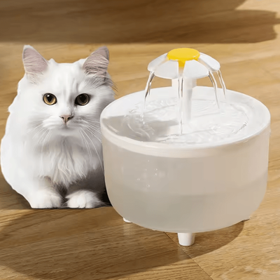 Inspire Curations WhisperFlow USB Pet Water Fountain 1L Automatic Drinking Station 4 usb Plug Dc5v 1l