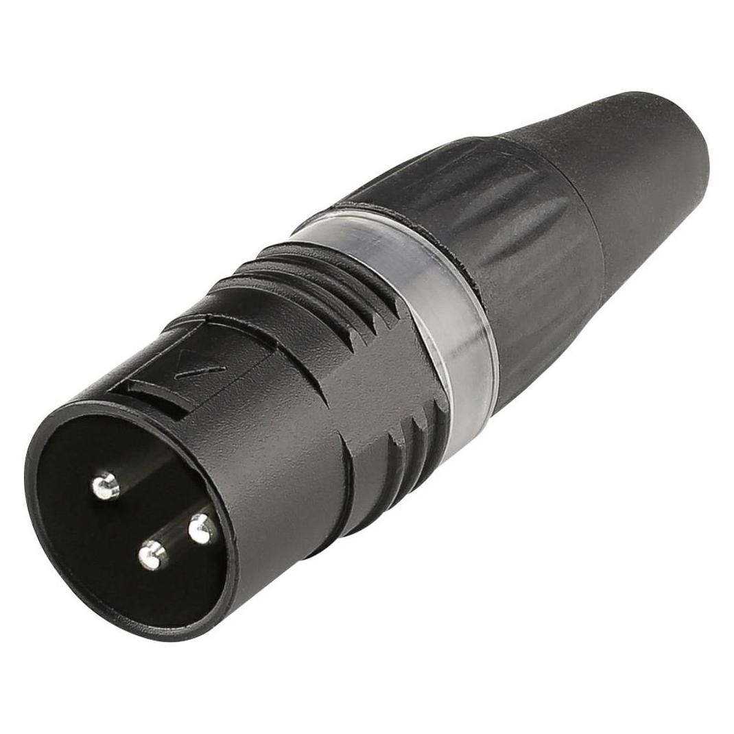Hicon XLR Stecker 3pol HI-X3CM-BLK (3020050C)