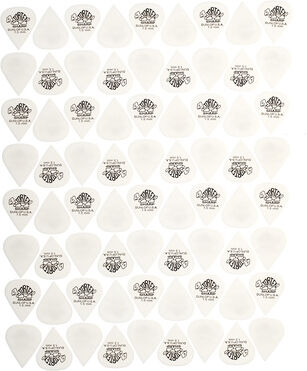Dunlop Plectrums Tortex Sharp 1,50 72 Weiß
