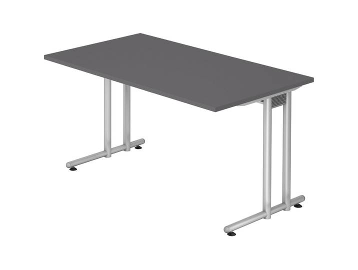 Schreibtisch Office Graphit 140 x 80 cm - Schreibtisch