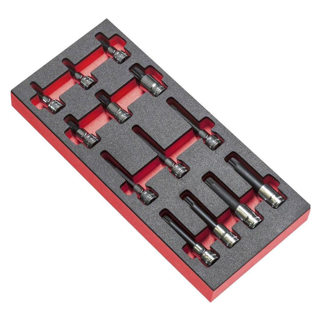 Facom Modul mit 15 1/2" Schraubeinsätzen (Innensechskant) (MODM.SHPB)