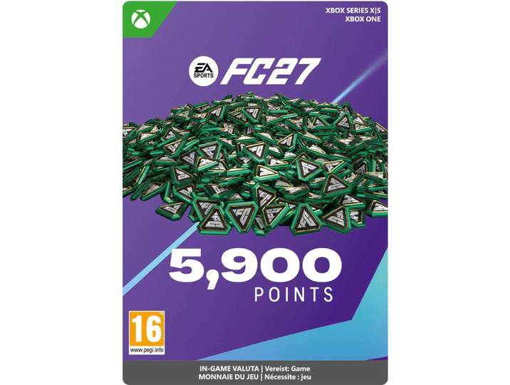 EA Sports FC 27 5900 FC Points Xbox Series XS en Xbox One - Digitaal