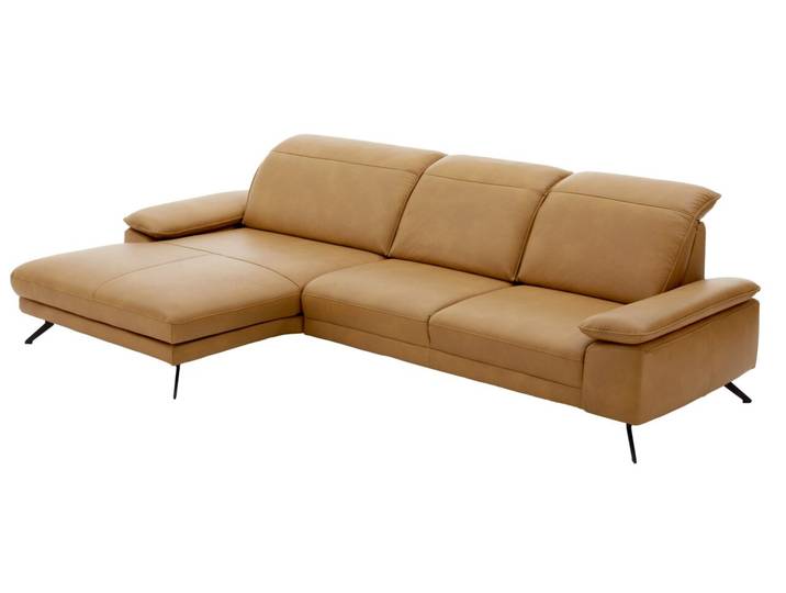 Dieter Knoll Longchairkombination RIVELLO, curcuma, Leder