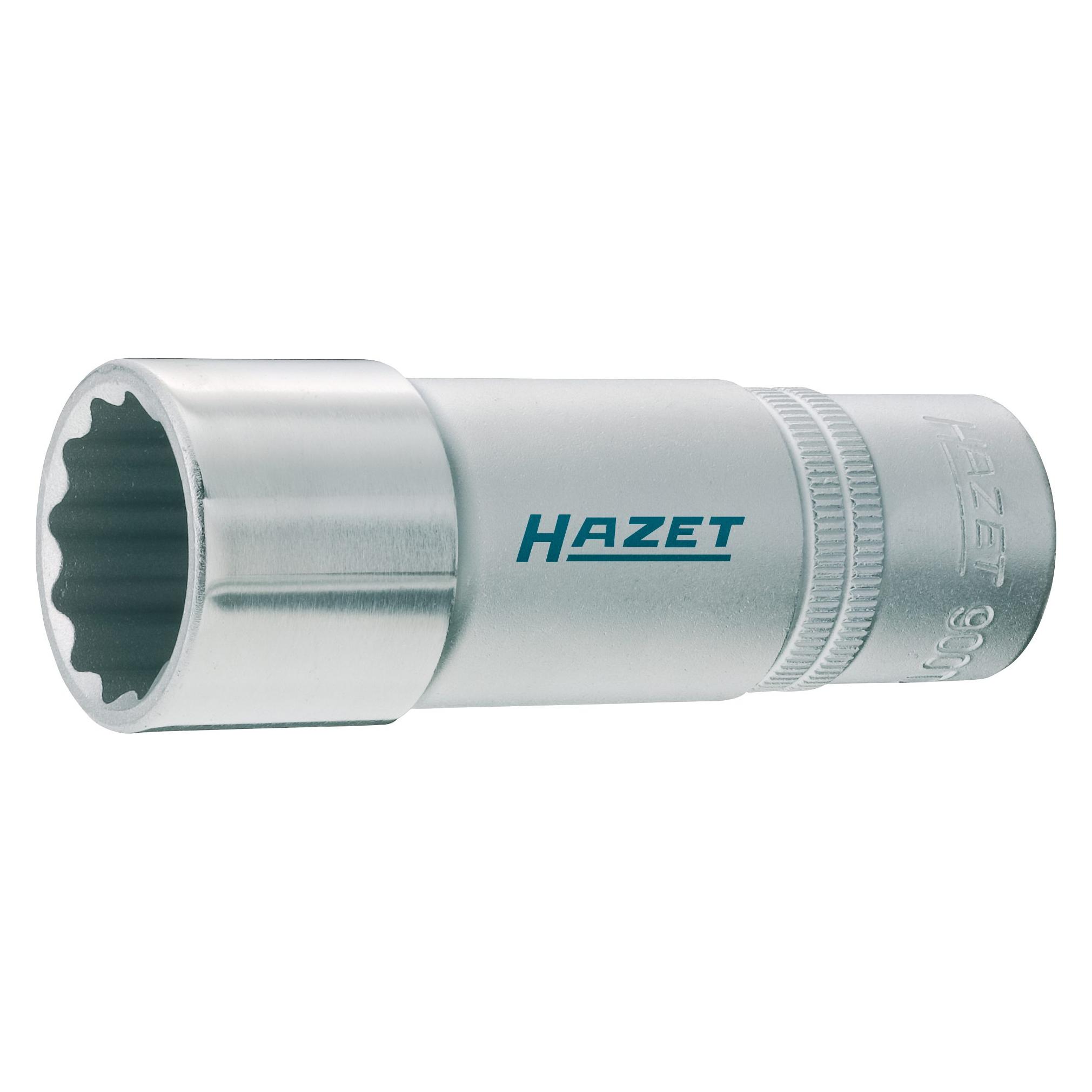 Hazet Steckschlüsseleinsatz Doppelsechskant 900TZ-22 Vierkant12,5 mm (1/2 Zoll) Aussen Doppel-... (22 mm) (900TZ-22)