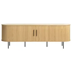 TV-Lowboard Nola Holz Beige Natur
