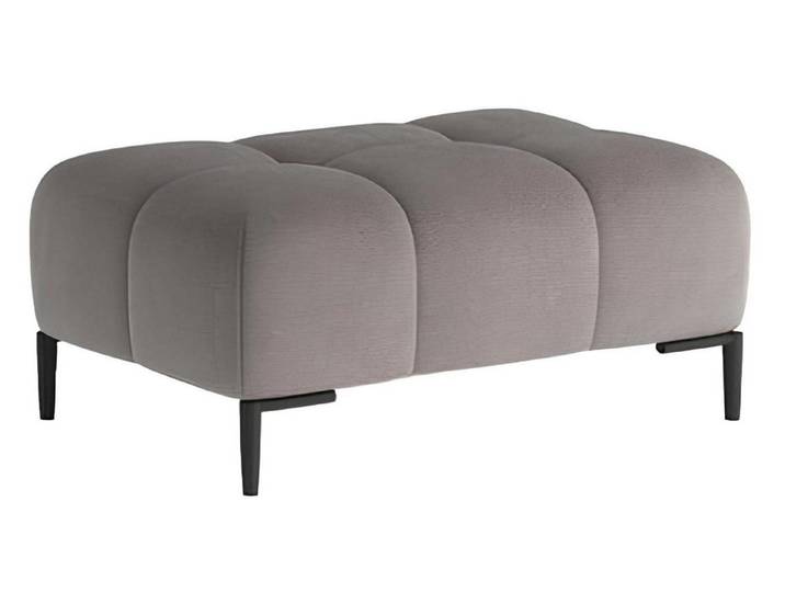 Xlmoebel Hocker Gepolsterter Textil-Hocker in modernem Design für Wohnräume (Hocker), Hergestellt in Europa
