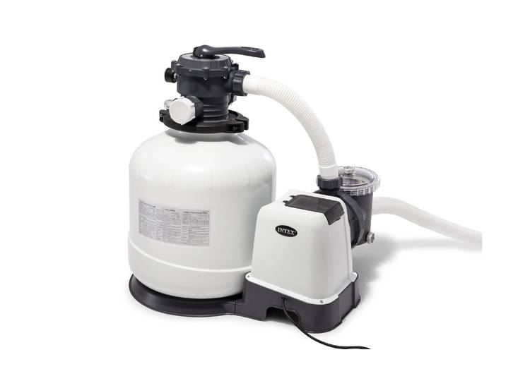 Pool-Filterpumpe INTEX Krystal Clear , schwarz-weiss (bunt), Pumpen, Pool-Filterpumpe