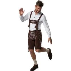 tectake® Lederhose Vogelsang