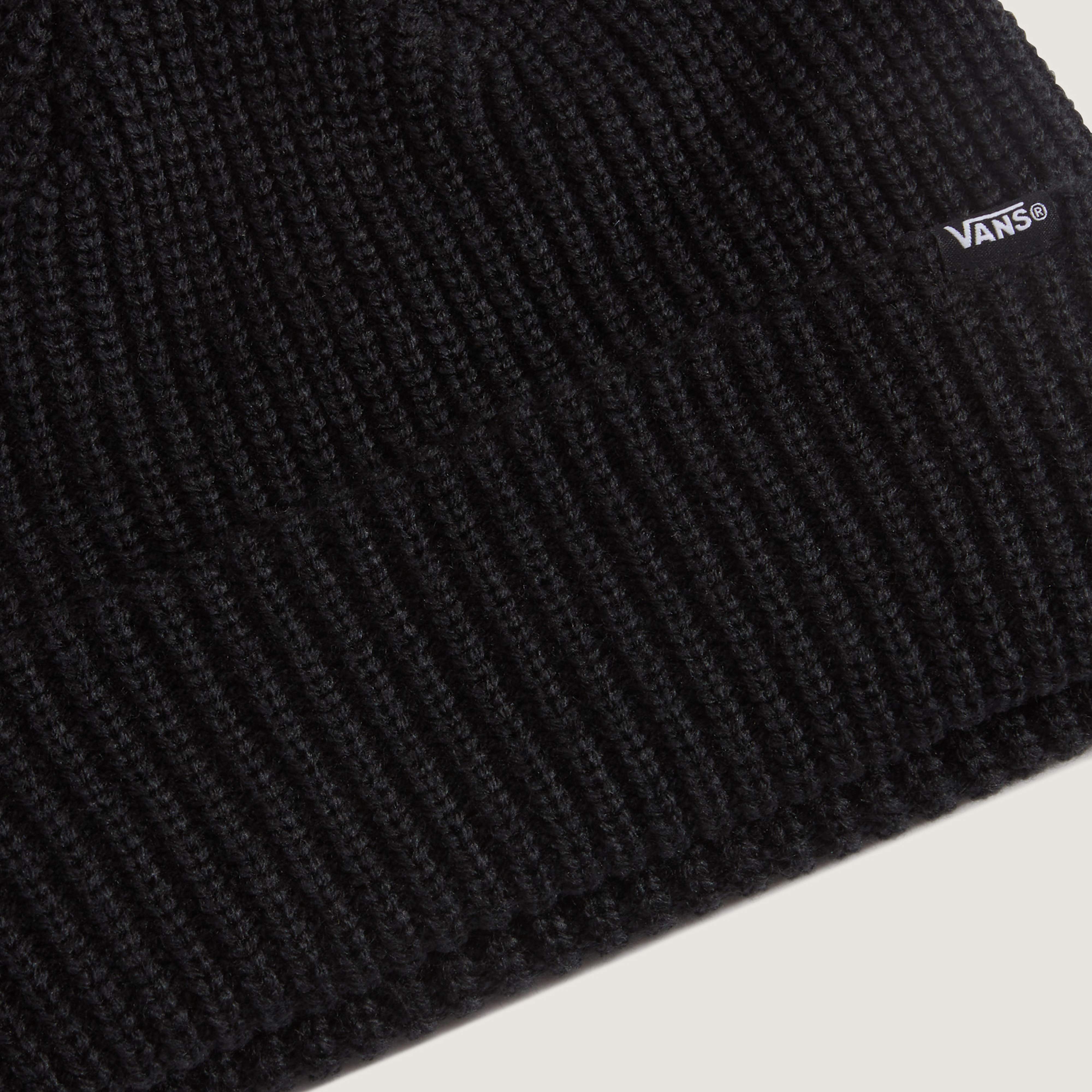 Strickmütze VANS "Core Basic Cuff Beanie", schwarz, Strick, Obermaterial: 100% Polyacryl, Mützen Strickmütze schwarz Einheitsgröße