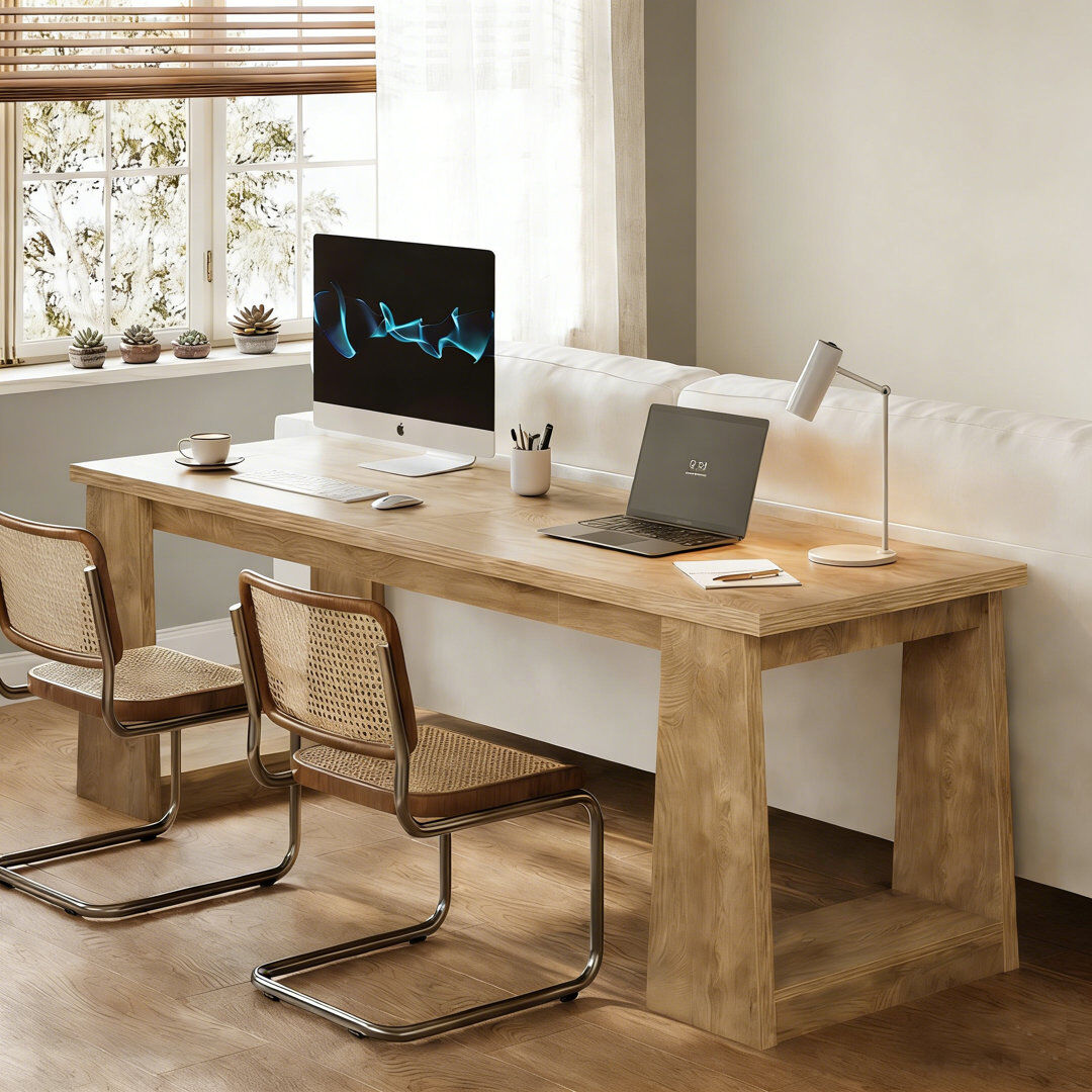 Blue Elephant Computer Desk 75cm H X 220cm W X 70cm D