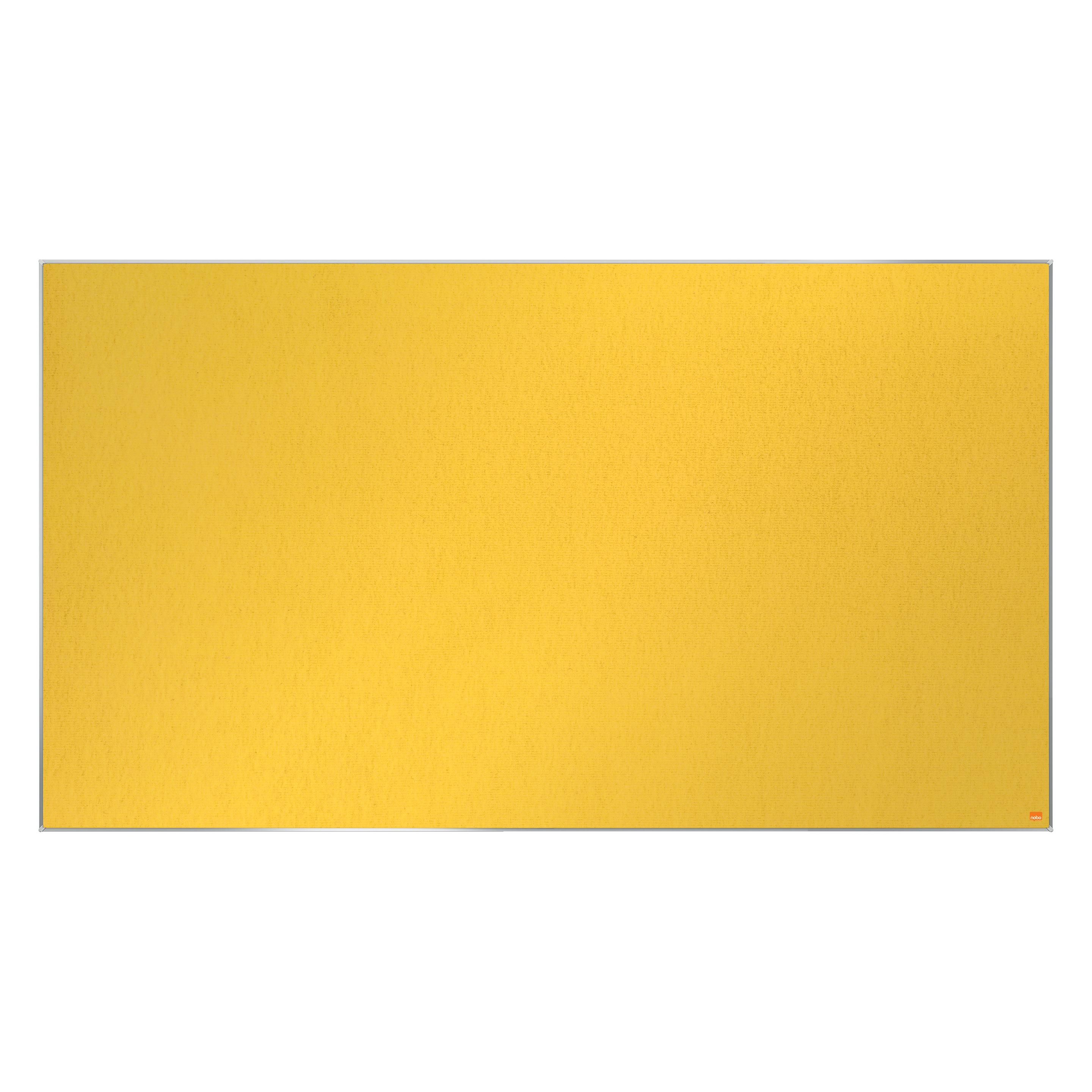 Nobo Filztafel Impression Pro 1915432 gelb, 87x155cm (Pinnwand, 155 x 87 cm) (1915432)