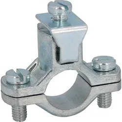 Erdungsschelle Zinkdruckguß 3/8'' (15-18mm) einzeln Pollmann
