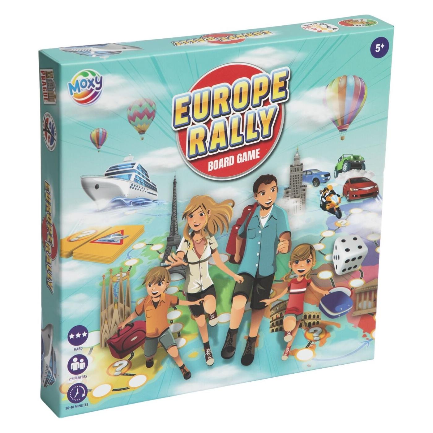 Grafix Moxy - Europe Rally Boardgame (300092) (Deutsch, 2 - 4 Spieler) (300092)