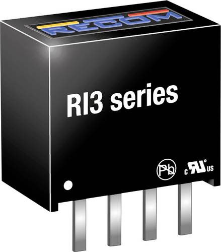 RECOM RI3-1205S DC/DC-Wandler, Print 600mA 3W Anzahl Ausgänge: 1 x Inhalt 1St.