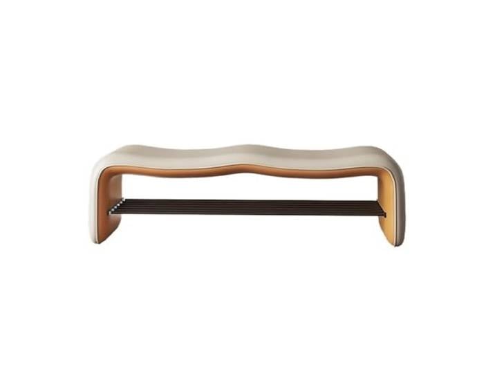 Vfs8dQ5kt Schlafzimmerbank Schuhwechselhocker Eingangshocker Designer Garderobensofa, langer Hocker, Betthocker(Beige,XL)