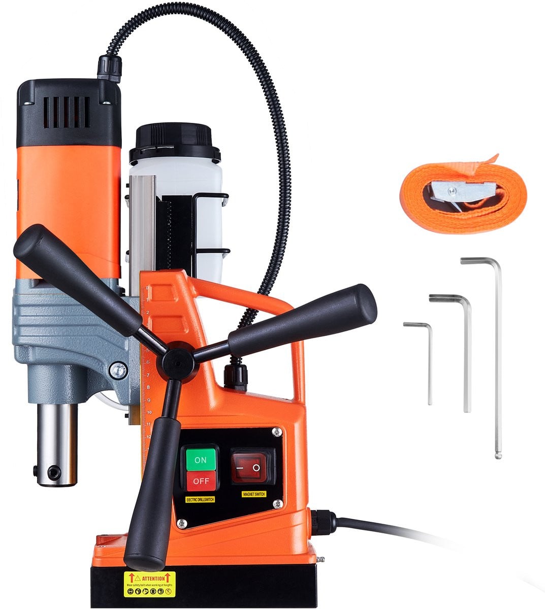 Draagbare Magneetboormachine 1300 W, 810 Rpm, Oranje