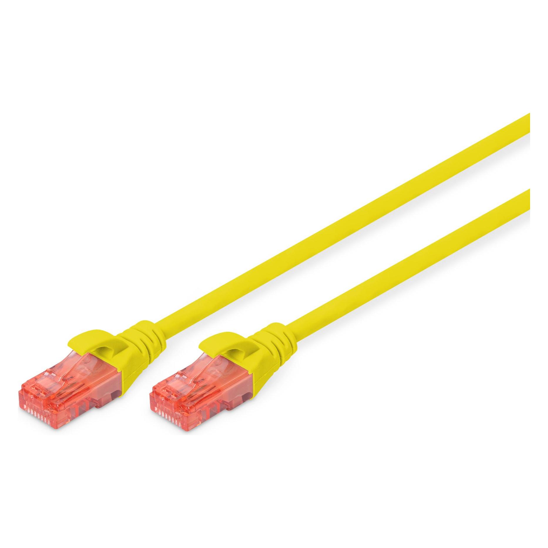 Digitus Netzwerkkabel (U/UTP, CAT6, 0.50 m) (DK-1612-005/Y)