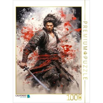 CALVENDO Puzzle Der willensstarke Samurai | 1000 Teile Lege-Größe 64x48cm Foto-Puzzle für glückliche Stunden