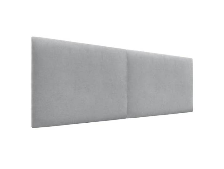 DHOME Gepolstertes Kopfteil Glatt aus Aqualine-Stoff Höhe 70 cm Dicke 4 cm und 8 cm für Wand Akustische Kopfteile Schallabsorbierend Kopfstütze (Stoff Hellgrau, 180cm Dual, Dicke 4cm)