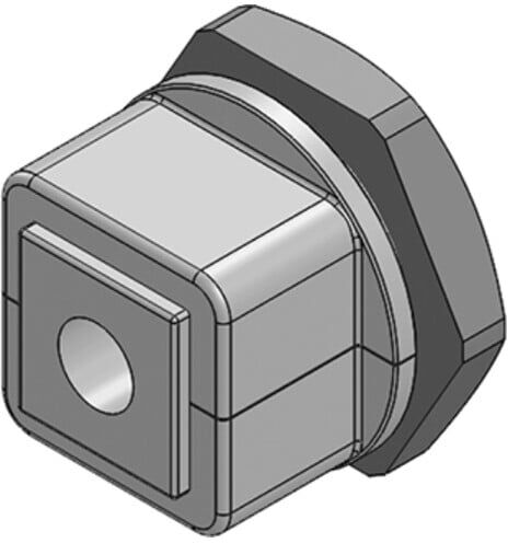icotek Kabelverschraubung teilbar M32 KVT 32 gy (45036)