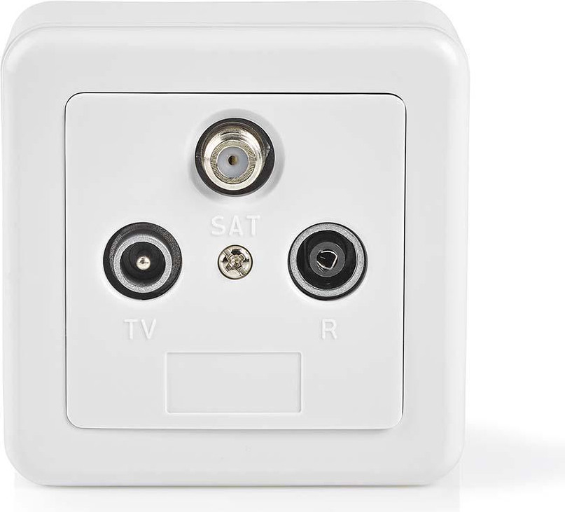 Nedis SWBX100WT, Wit, Zilver