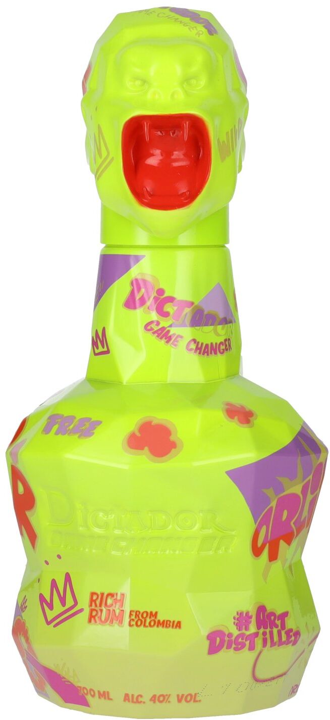 Dictador Rum Dictador GAME CHANGER NEON & YELLOW Colombian Rum 40% Vol. 0,7l