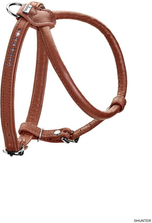 DOG SPORT HUNTER Geschirr Round & Soft Canadian Up XS-S, cognac