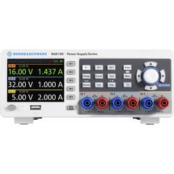 Rohde & Schwarz NGE103B Labornetzgerät, einstellbar 0 - 32 0 - 3 A 100 W USB OVP, fernsteuerbar Anzahl Ausgänge 3 x 5601.3800.03