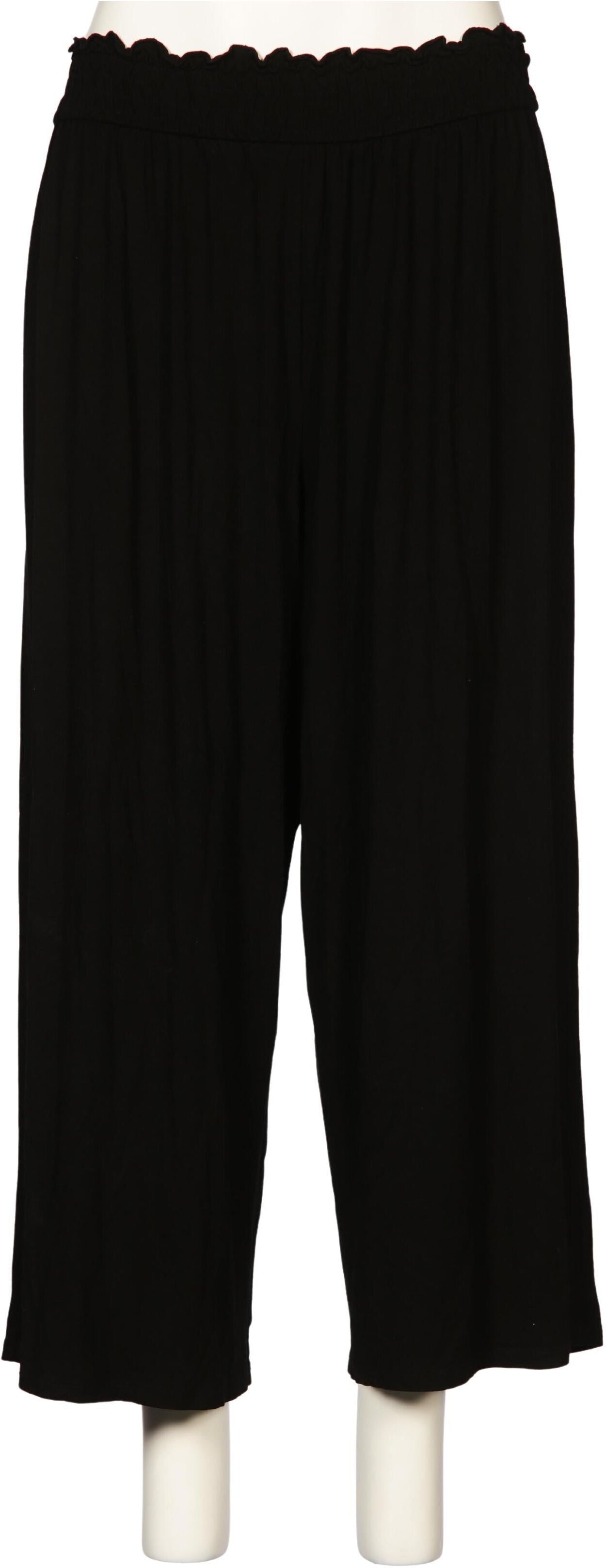 asos Curve Damen Stoffhose, Schwarz, Gr. EU 46, Viskose / Elasthan - Second Hand