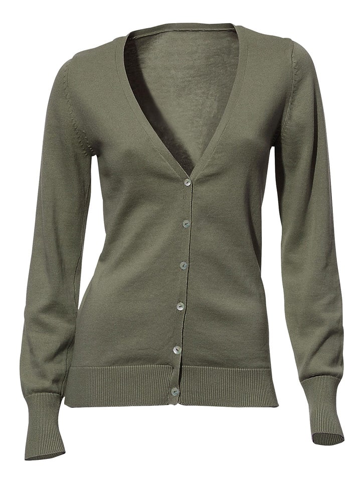 Heine Cardigan in Oliv - 42