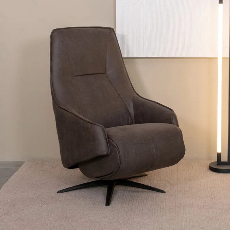 Label51 Fauteuil Odense Antraciet Kunstleder