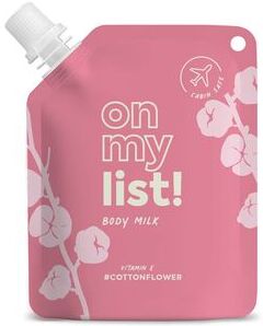 Beauty List Travel Size Body Milk Cotton Flower 50 ml