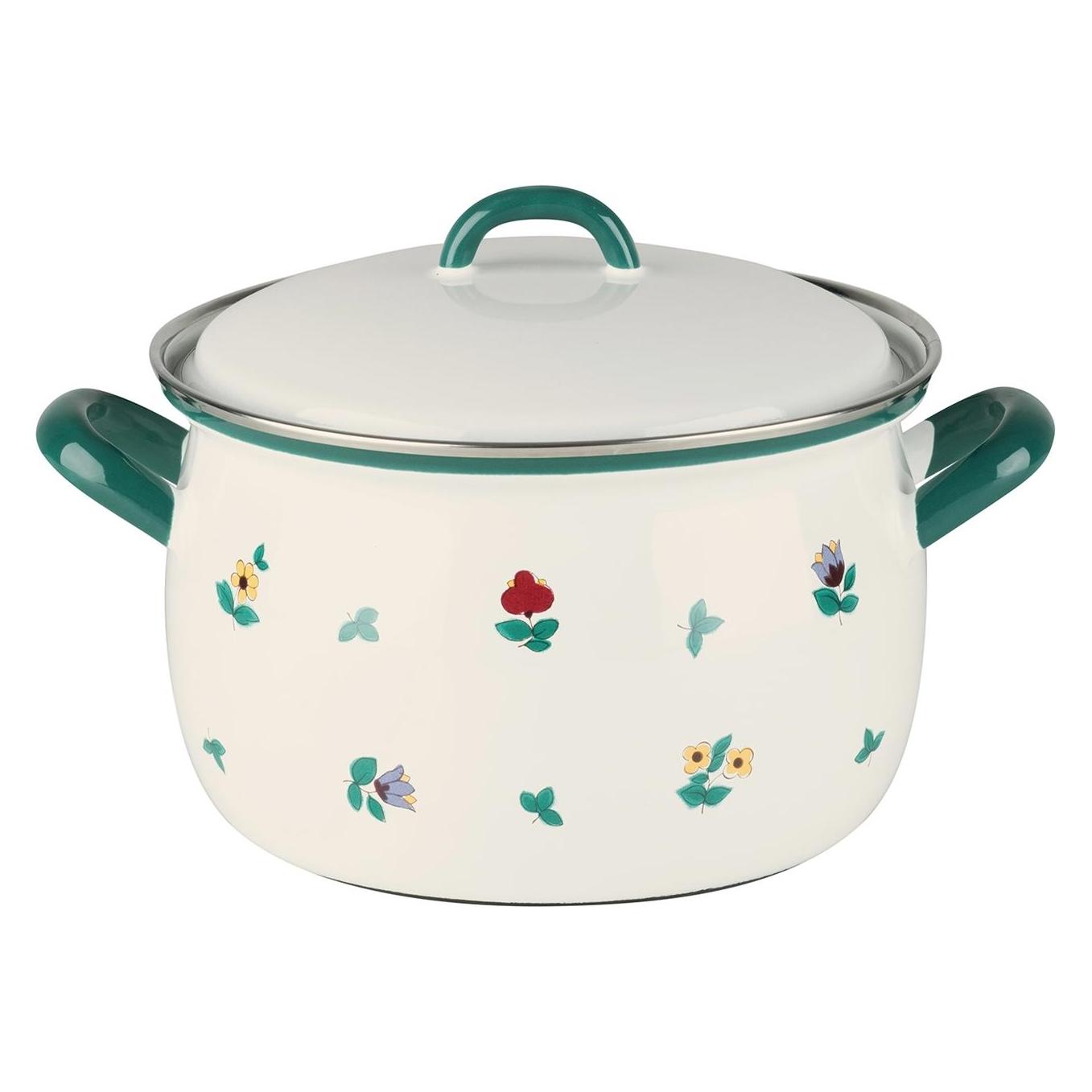 Riess Fleischtopf m.Deckel 16cm,1.5L (Kochtopf, Emaille, 16 x 16 cm) (21894681)