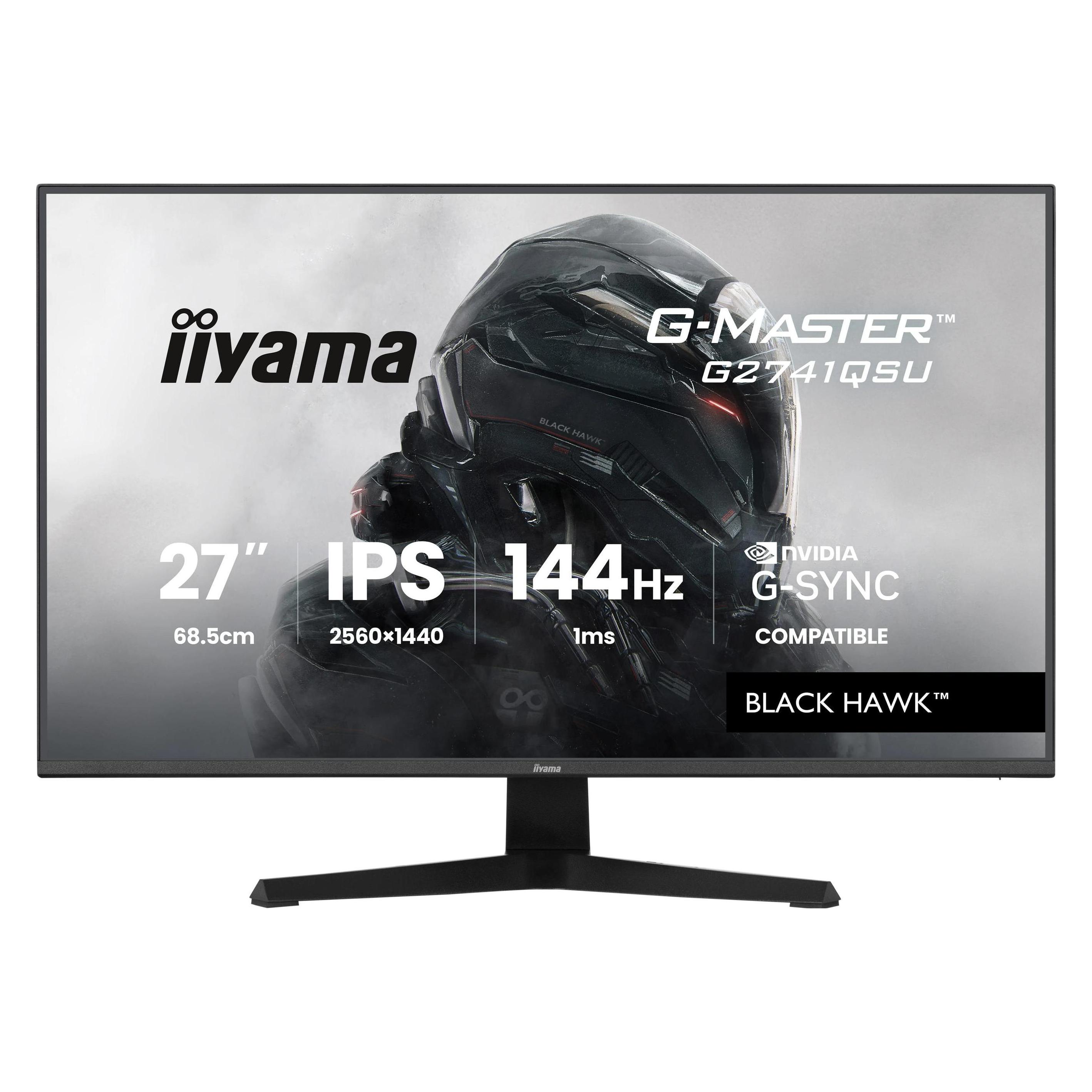 iiyama G-Master G2741QSU-B1 (2560 x 1440 Pixel, 27") (G2741QSU-B1)