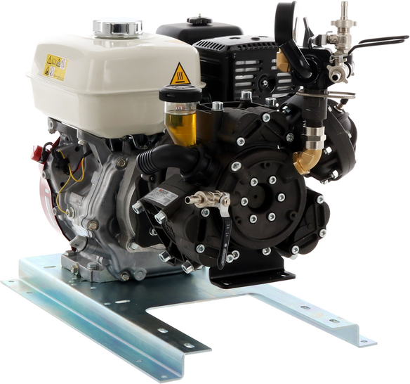 Hochdruck Membranpumpe mit Benzinmotor Honda GX 270 - Pumpe Comet APS 71