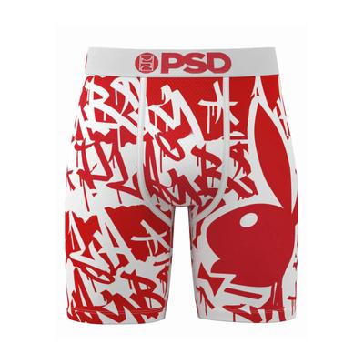 Boxershorts PSD "PSD PB RED TAGS", Herren, Gr. XL, 1 Stk., rot (multicolor), 88% Polyester, 12% Elasthan, Unterhosen