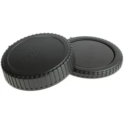 JJC Set mit Gehäusedeckel und Objektivrückdeckel für Canon RF