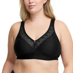 Swegmark BH Stars Cotton Soft Bra Moulded Cups Schwarz C 100 Damen