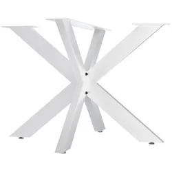 CLP Tischbeine Biloxi I Tischkufen für DIY-Tische I Höhe 71 cm I Sternförmiges Tischgestell aus pulverbeschichtetem Stahl