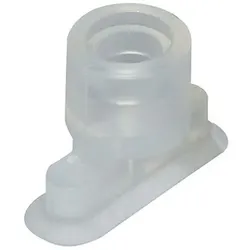 Flachsauger oval, SGO ø: 15x5, Silikon