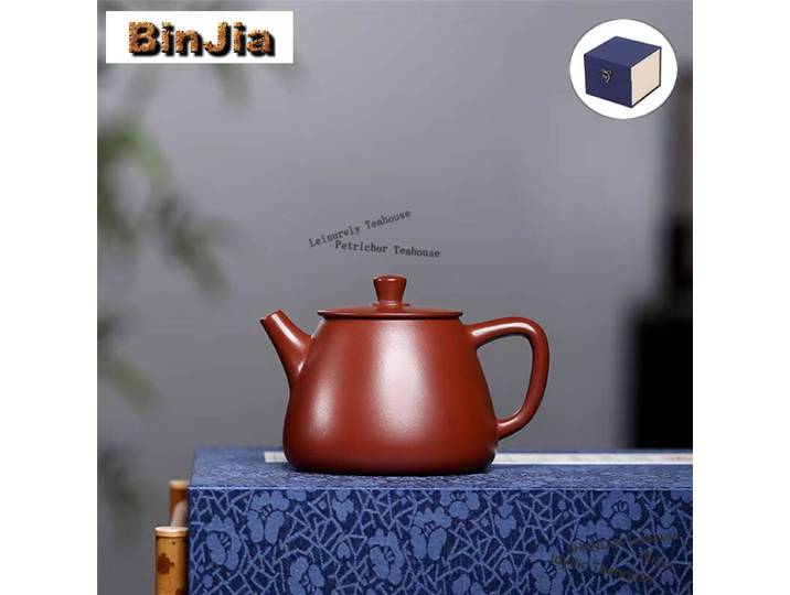 Théières élégantes en argile violette YFête ing, pot fait à la main, minerai brut, Nunongpao, théière à boue, bouilloire, service à thé chinois Zisha, fournitures Cha, 200ml